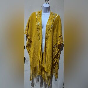Woven Fashion Poncho Cape